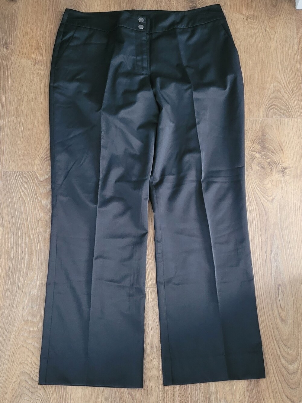 Tribal Black Women's Trousers - Tailored Straight Leg